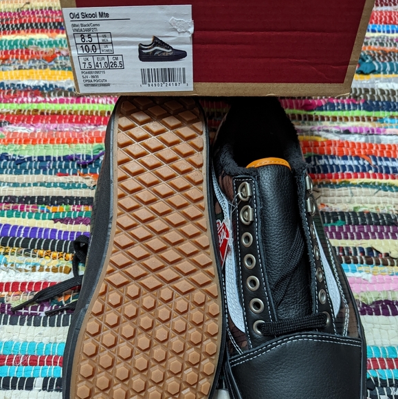 VANS OLD SKOOL MTE BLACK /CAMO - Picture 6 of 7